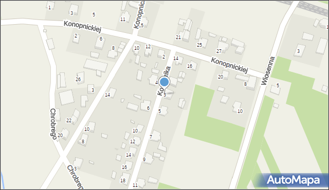 Kielcza, Kopernika Mikołaja, 3, mapa Kielcza