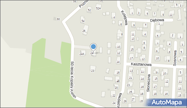 Kleczew, Kolejowa, 14a, mapa Kleczew