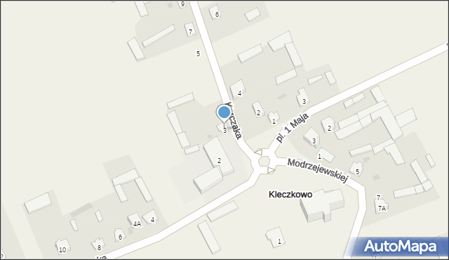 Kleczkowo, Korczaka Janusza, 3, mapa Kleczkowo