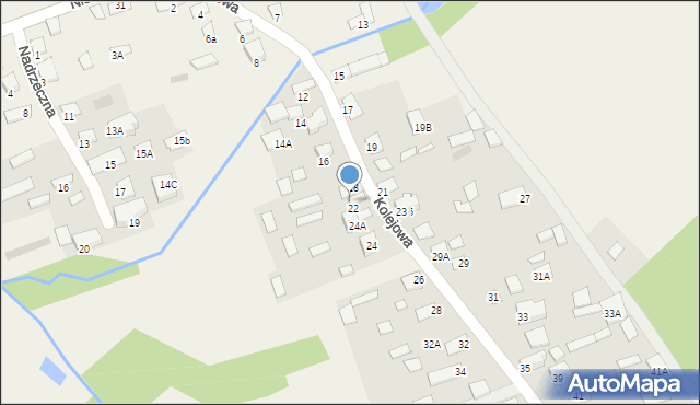 Klepacze, Kolejowa, 22A, mapa Klepacze