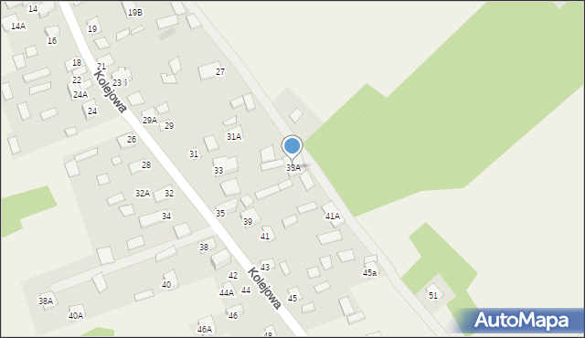 Klepacze, Kolejowa, 33A, mapa Klepacze