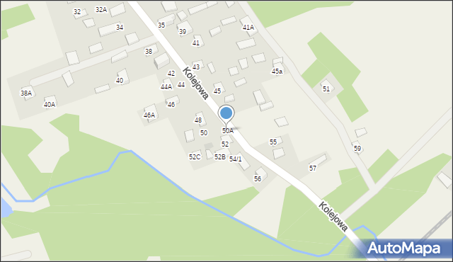 Klepacze, Kolejowa, 50A, mapa Klepacze