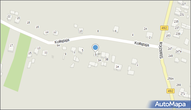 Kłobuck, Kołłątaja Hugo, 3, mapa Kłobuck