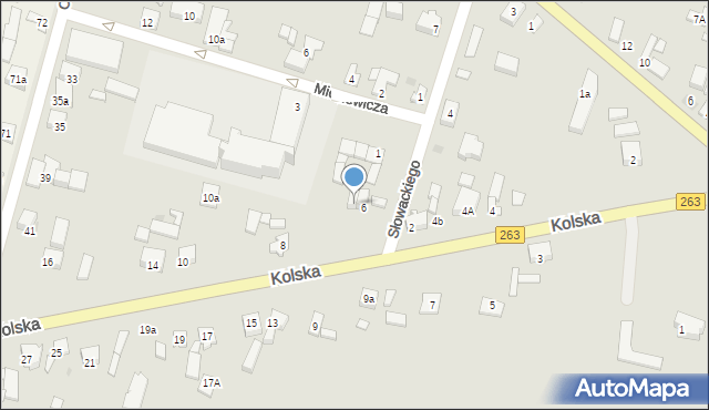 Kłodawa, Kolska, 6A, mapa Kłodawa