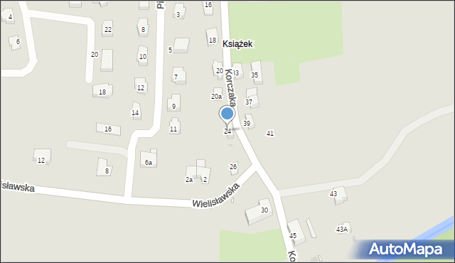 Kłodzko, Korczaka Janusza, 24, mapa Kłodzka