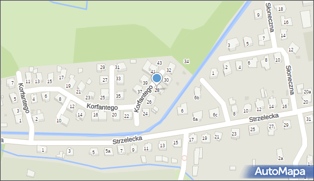 Kluczbork, Korfantego Wojciecha, 28, mapa Kluczbork