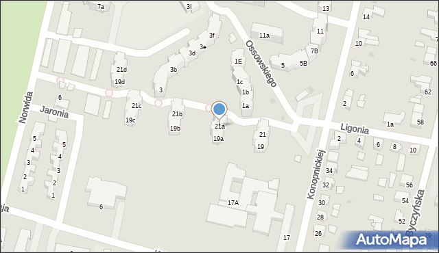 Kluczbork, Konopnickiej Marii, 21a, mapa Kluczbork