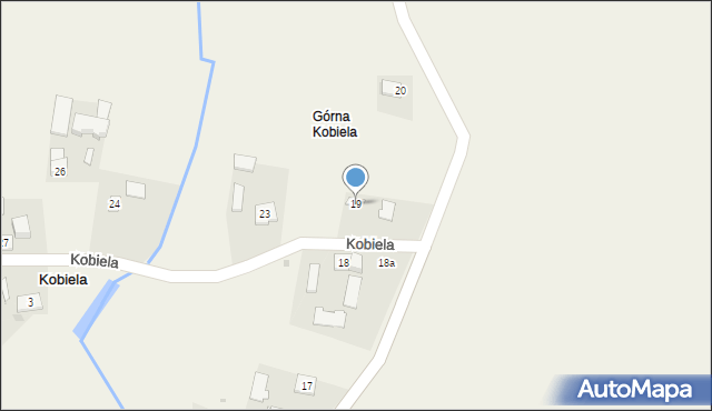 Kobiela, Kobiela, 19, mapa Kobiela