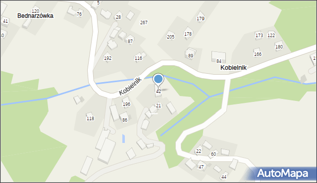 Kobielnik, Kobielnik, 42, mapa Kobielnik