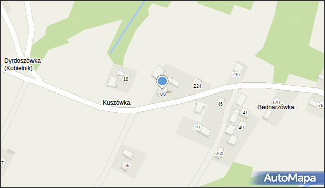 Kobielnik, Kobielnik, 66, mapa Kobielnik