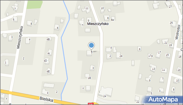 Kobiernice, Korzonkiewicza, ks., 5, mapa Kobiernice