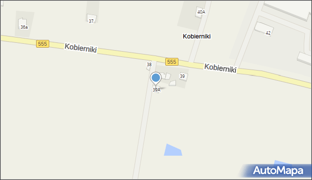 Kobierniki, Kobierniki, 39A, mapa Kobierniki