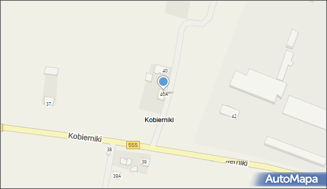 Kobierniki, Kobierniki, 40A, mapa Kobierniki