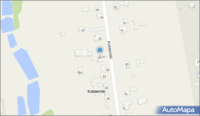 Kobierniki, Kobierniki, 87, mapa Kobierniki