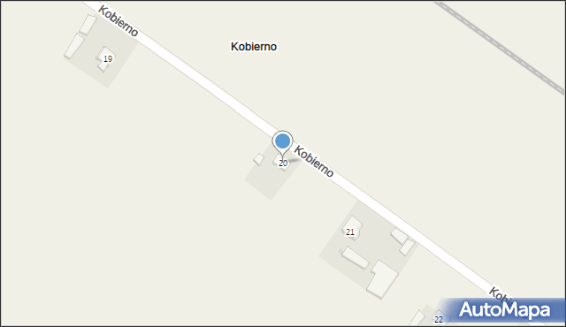 Kobierno, Kobierno, 20, mapa Kobierno