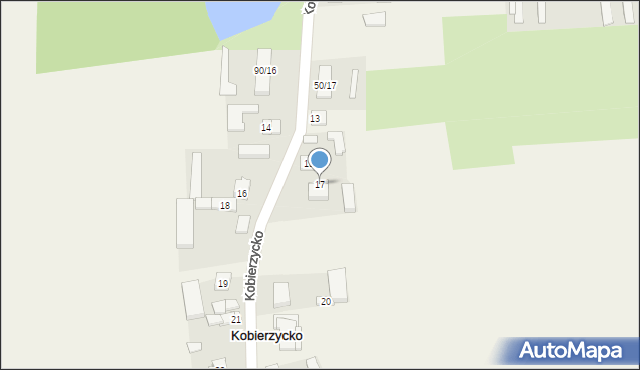 Kobierzycko, Kobierzycko, 17, mapa Kobierzycko
