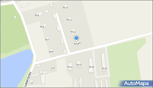 Kobierzycko, Kobierzycko, 50/13, mapa Kobierzycko