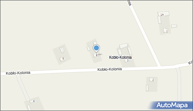 Kobło-Kolonia, Kobło-Kolonia, 4, mapa Kobło-Kolonia