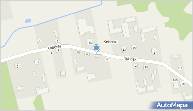 Koboski, Koboski, 11, mapa Koboski