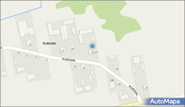 Koboski, Koboski, 17, mapa Koboski