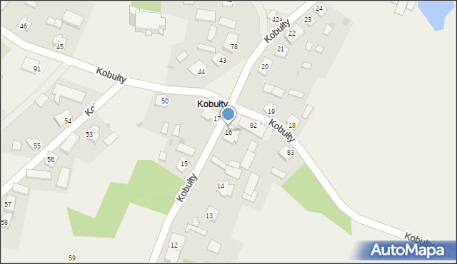 Kobułty, Kobułty, 16, mapa Kobułty