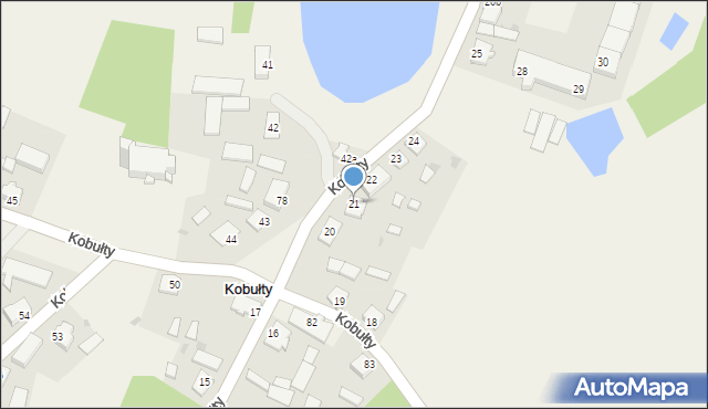 Kobułty, Kobułty, 21, mapa Kobułty