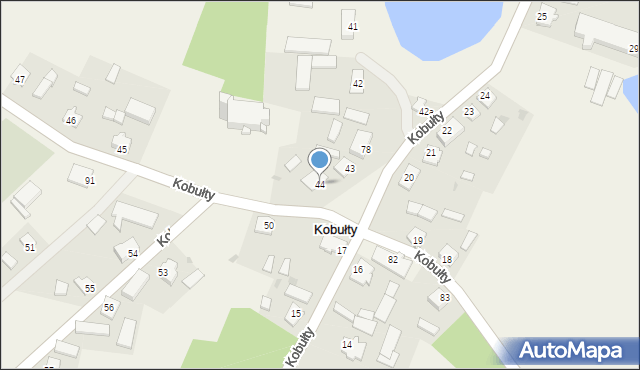 Kobułty, Kobułty, 44, mapa Kobułty