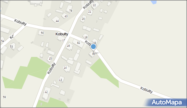 Kobułty, Kobułty, 83, mapa Kobułty