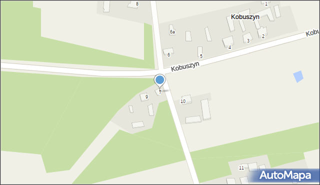 Kobuszyn, Kobuszyn, 7, mapa Kobuszyn