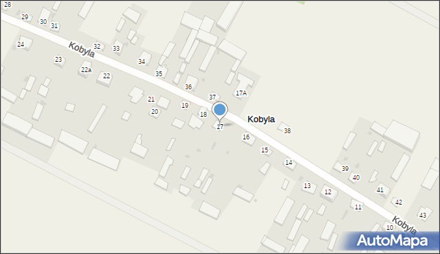 Kobyla, Kobyla, 17, mapa Kobyla