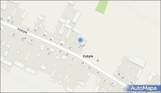 Kobyla, Kobyla, 17A, mapa Kobyla