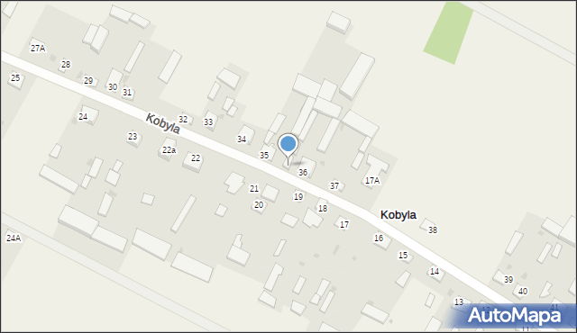 Kobyla, Kobyla, 36a, mapa Kobyla