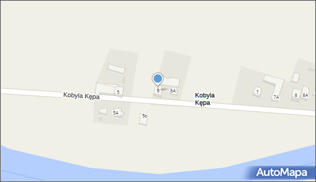 Kobyla Kępa, Kobyla Kępa, 6, mapa Kobyla Kępa