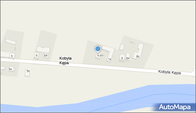 Kobyla Kępa, Kobyla Kępa, 7, mapa Kobyla Kępa