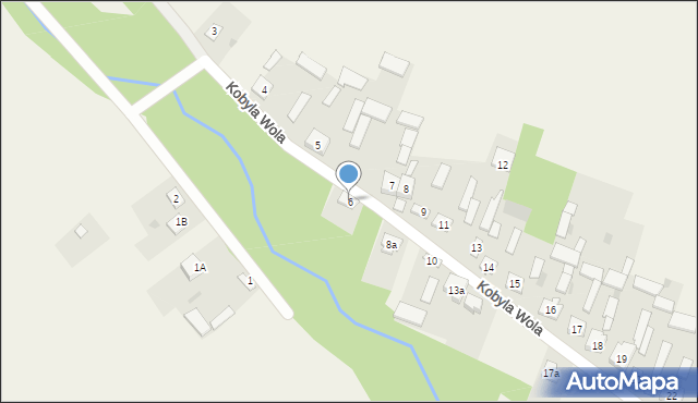 Kobyla Wola, Kobyla Wola, 6, mapa Kobyla Wola