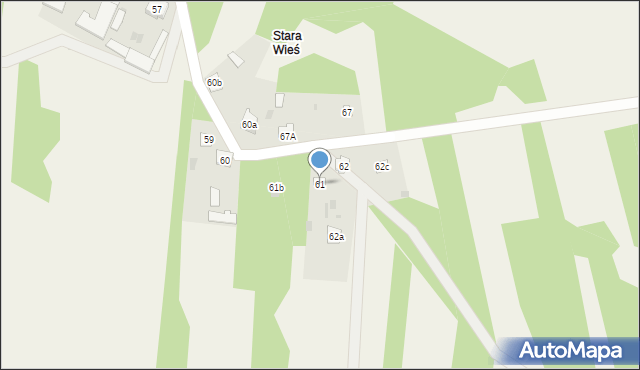 Kobyla Wola, Kobyla Wola, 61, mapa Kobyla Wola