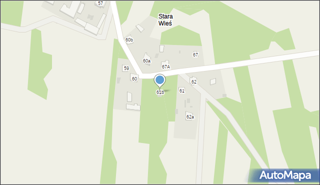 Kobyla Wola, Kobyla Wola, 61b, mapa Kobyla Wola