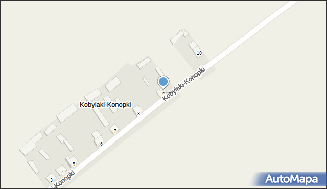 Kobylaki-Konopki, Kobylaki-Konopki, 9, mapa Kobylaki-Konopki