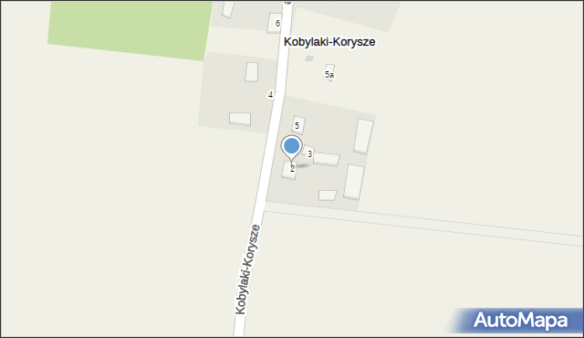 Kobylaki-Korysze, Kobylaki-Korysze, 2, mapa Kobylaki-Korysze