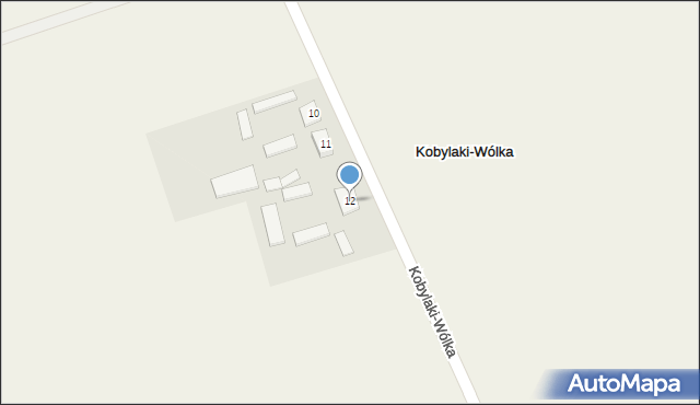 Kobylaki-Wólka, Kobylaki-Wólka, 12, mapa Kobylaki-Wólka