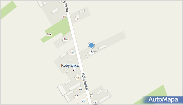 Kobylanka, Kobylanka, 16c, mapa Kobylanka