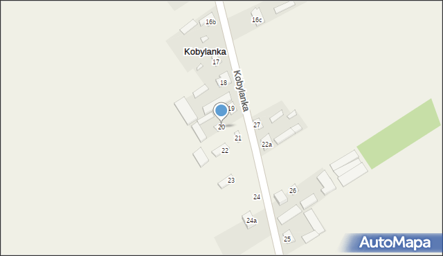 Kobylanka, Kobylanka, 20, mapa Kobylanka