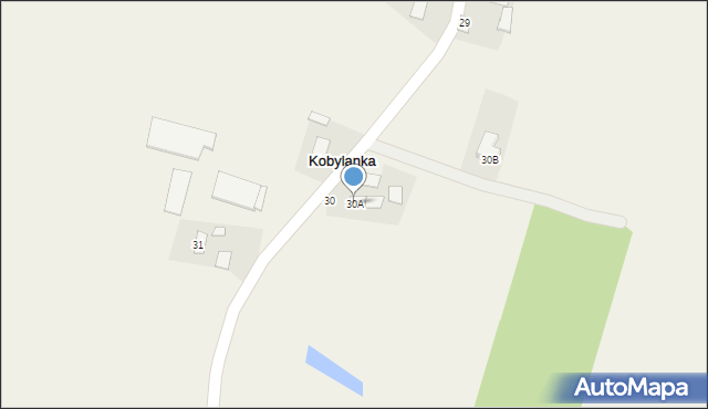 Kobylanka, Kobylanka, 30A, mapa Kobylanka