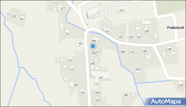 Kobylanka, Kobylanka, 210, mapa Kobylanka