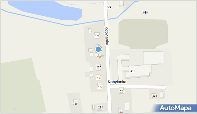 Kobylanka, Kobylanka, 238, mapa Kobylanka