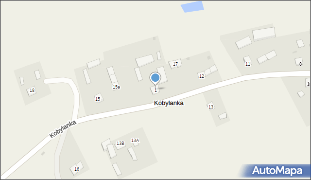 Kobylanka, Kobylanka, 1, mapa Kobylanka