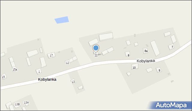 Kobylanka, Kobylanka, 11, mapa Kobylanka