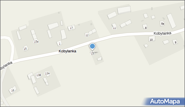 Kobylanka, Kobylanka, 13, mapa Kobylanka