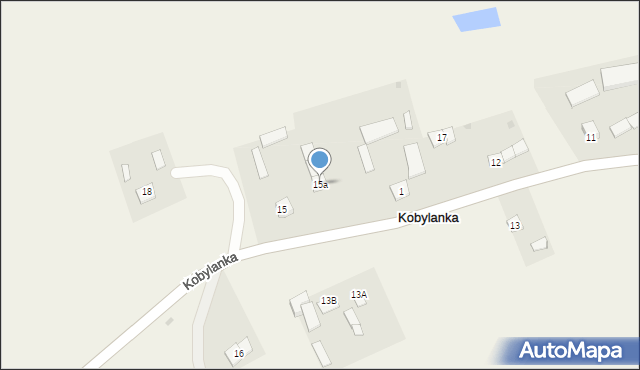 Kobylanka, Kobylanka, 15a, mapa Kobylanka