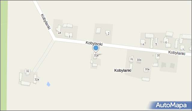 Kobylanki, Kobylanki, 31a, mapa Kobylanki